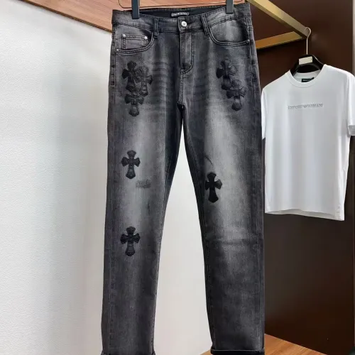 Cheap Chrome Hearts Jeans For Men #1428585 Replica Wholesale [$48.00 USD] [ITEM#1428585] on Replica Chrome Hearts Jeans