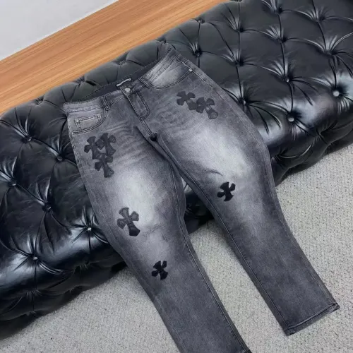 Cheap Chrome Hearts Jeans For Men #1428585 Replica Wholesale [$48.00 USD] [ITEM#1428585] on Replica Chrome Hearts Jeans