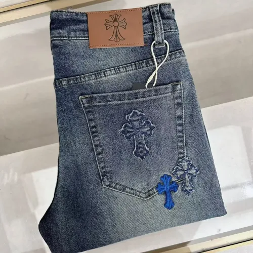 Cheap Chrome Hearts Jeans For Men #1428586 Replica Wholesale [$48.00 USD] [ITEM#1428586] on Replica Chrome Hearts Jeans