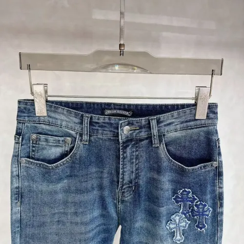 Cheap Chrome Hearts Jeans For Men #1428586 Replica Wholesale [$48.00 USD] [ITEM#1428586] on Replica Chrome Hearts Jeans