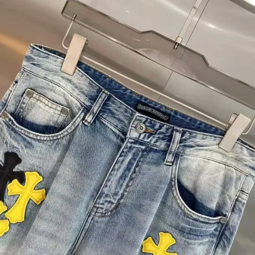 Cheap Chrome Hearts Jeans For Men #1428594 Replica Wholesale [$52.00 USD] [ITEM#1428594] on Replica Chrome Hearts Jeans