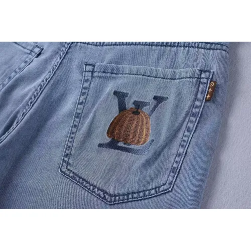 Cheap Louis Vuitton LV Jeans For Men #1428607 Replica Wholesale [$45.00 USD] [ITEM#1428607] on Replica Louis Vuitton LV Jeans