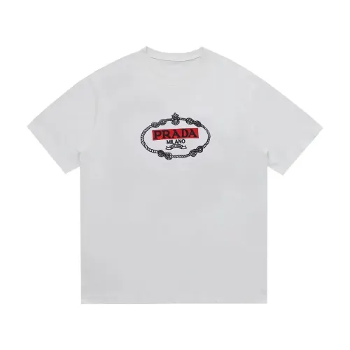 Prada T-Shirts Short Sleeved For Unisex #1428646