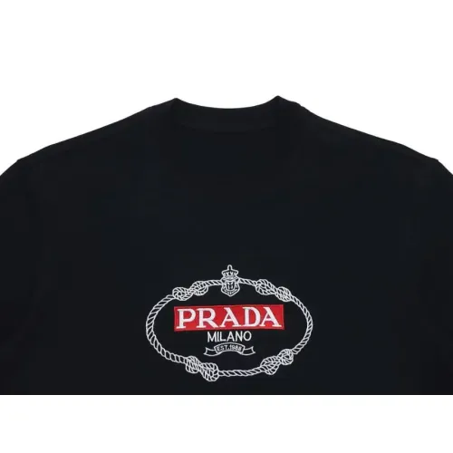 Cheap Prada T-Shirts Short Sleeved For Unisex #1428647 Replica Wholesale [$39.00 USD] [ITEM#1428647] on Replica Prada T-Shirts