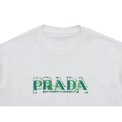 Cheap Prada T-Shirts Short Sleeved For Unisex #1428649 Replica Wholesale [$39.00 USD] [ITEM#1428649] on Replica Prada T-Shirts