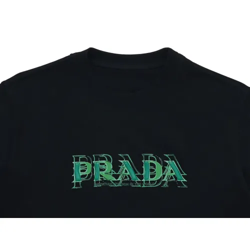 Cheap Prada T-Shirts Short Sleeved For Unisex #1428650 Replica Wholesale [$39.00 USD] [ITEM#1428650] on Replica Prada T-Shirts