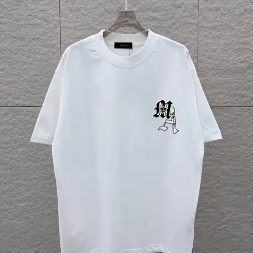 Cheap Amiri T-Shirts Short Sleeved For Unisex #1428673 Replica Wholesale [$38.00 USD] [ITEM#1428673] on Replica Amiri T-Shirts
