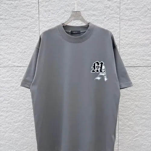 Cheap Amiri T-Shirts Short Sleeved For Unisex #1428674 Replica Wholesale [$38.00 USD] [ITEM#1428674] on Replica Amiri T-Shirts