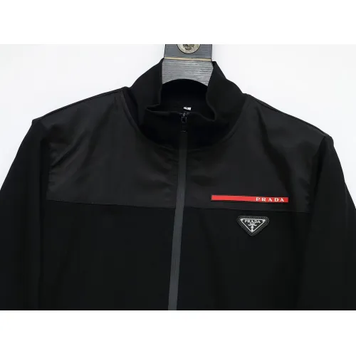 Cheap Prada Tracksuits Long Sleeved For Men #1428801 Replica Wholesale [$92.00 USD] [ITEM#1428801] on Replica Prada Tracksuits