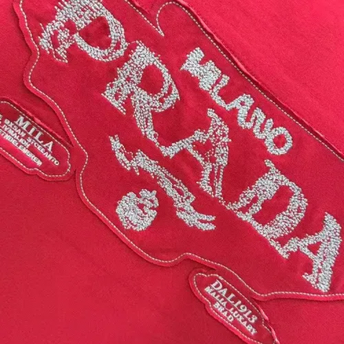 Cheap Prada T-Shirts Short Sleeved For Unisex #1428915 Replica Wholesale [$40.00 USD] [ITEM#1428915] on Replica Prada T-Shirts