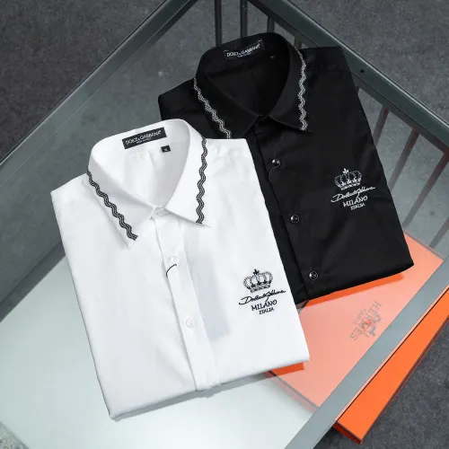 Cheap Dolce &amp; Gabbana D&amp;G Shirts Long Sleeved For Men #1428965 Replica Wholesale [$48.00 USD] [ITEM#1428965] on Replica Dolce &amp; Gabbana D&amp;G Shirts