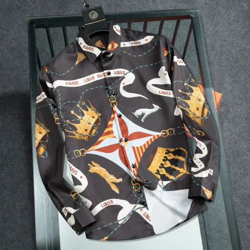 Louis Vuitton LV Shirts Long Sleeved For Men #1428968