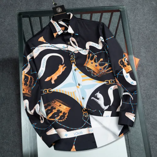 Louis Vuitton LV Shirts Long Sleeved For Men #1428969
