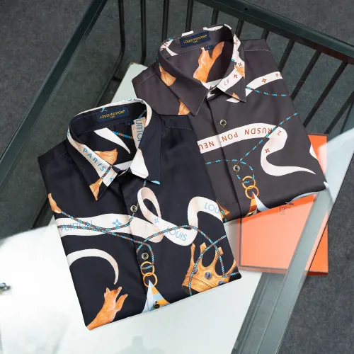 Cheap Louis Vuitton LV Shirts Long Sleeved For Men #1428969 Replica Wholesale [$48.00 USD] [ITEM#1428969] on Replica Louis Vuitton LV Shirts