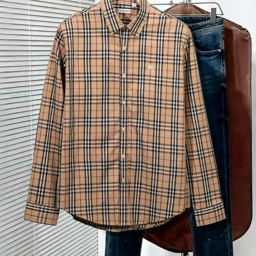 Cheap Burberry Shirts Long Sleeved For Men #1428985 Replica Wholesale [$34.00 USD] [ITEM#1428985] on Replica Burberry Shirts