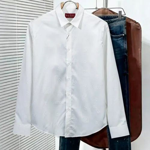 Cheap Gucci Shirts Long Sleeved For Men #1428986 Replica Wholesale [$48.00 USD] [ITEM#1428986] on Replica Gucci Shirts