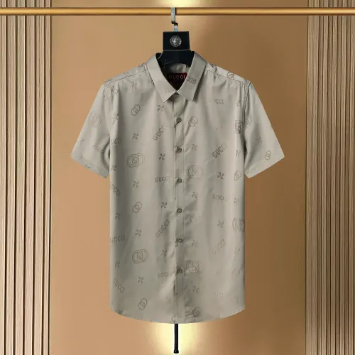 Cheap Gucci Shirts Short Sleeved For Men #1428995 Replica Wholesale [$45.00 USD] [ITEM#1428995] on Replica Gucci Shirts