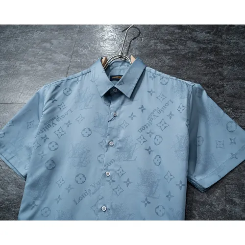 Cheap Louis Vuitton LV Shirts Short Sleeved For Men #1428998 Replica Wholesale [$45.00 USD] [ITEM#1428998] on Replica Louis Vuitton LV Shirts