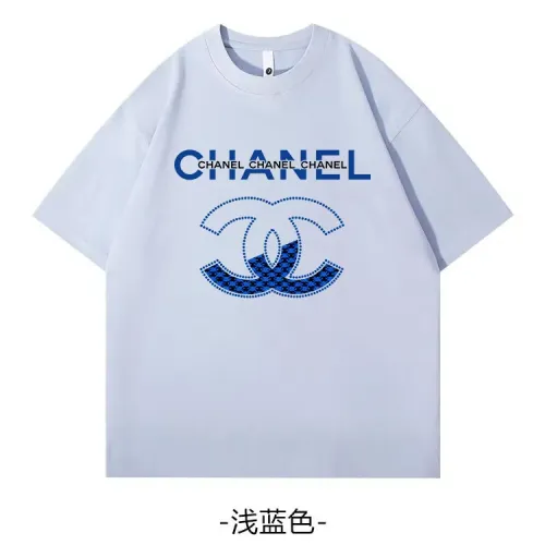 Cheap Chanel T-Shirts Short Sleeved For Unisex #1429113 Replica Wholesale [$34.00 USD] [ITEM#1429113] on Replica Chanel T-Shirts