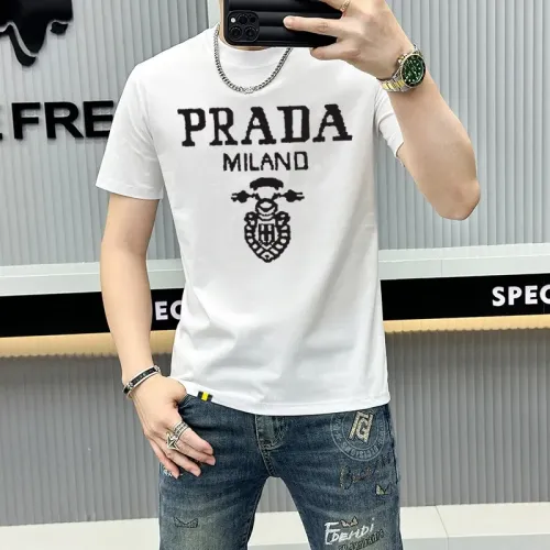Prada T-Shirts Short Sleeved For Men #1429257