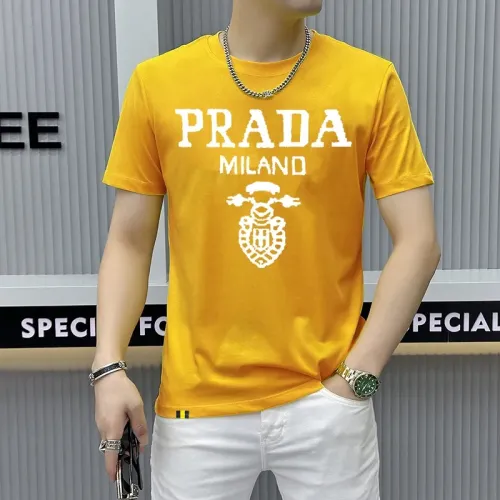Prada T-Shirts Short Sleeved For Men #1429261