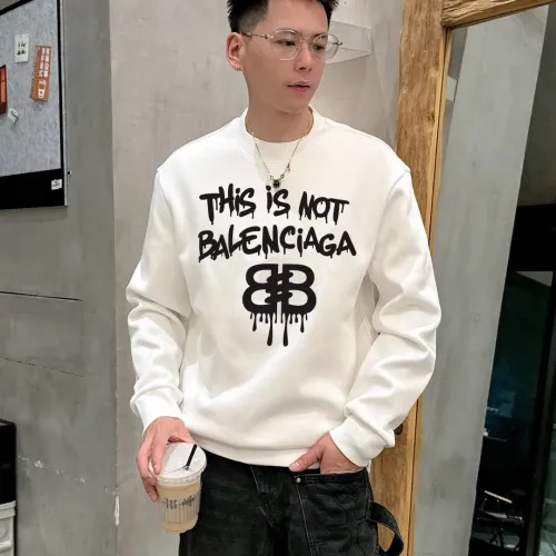 Cheap Balenciaga Hoodies Long Sleeved For Men #1429495 Replica Wholesale [$48.00 USD] [ITEM#1429495] on Replica Balenciaga Hoodies
