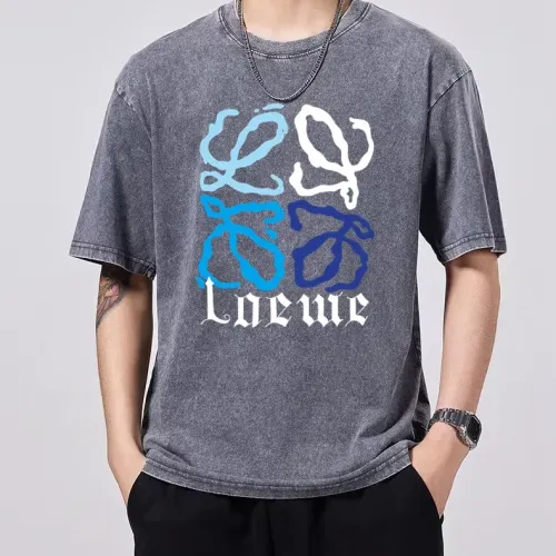 Cheap LOEWE T-Shirts Short Sleeved For Men #1429526 Replica Wholesale [$45.00 USD] [ITEM#1429526] on Replica LOEWE T-Shirts