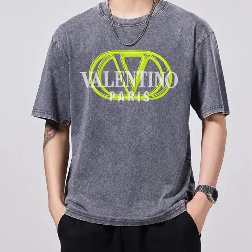 Cheap Valentino T-Shirts Short Sleeved For Men #1429538 Replica Wholesale [$45.00 USD] [ITEM#1429538] on Replica Valentino T-Shirts