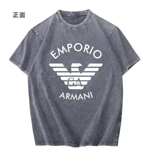 Cheap Armani T-Shirts Short Sleeved For Men #1429547 Replica Wholesale [$45.00 USD] [ITEM#1429547] on Replica Armani T-Shirts