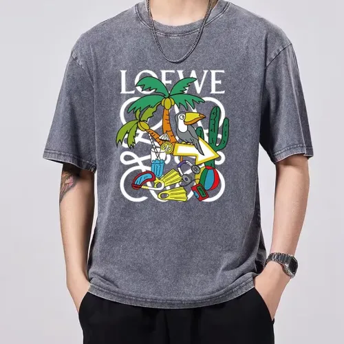 Cheap LOEWE T-Shirts Short Sleeved For Men #1429563 Replica Wholesale [$45.00 USD] [ITEM#1429563] on Replica LOEWE T-Shirts