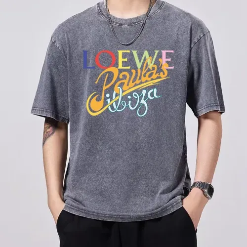 Cheap LOEWE T-Shirts Short Sleeved For Men #1429568 Replica Wholesale [$45.00 USD] [ITEM#1429568] on Replica LOEWE T-Shirts