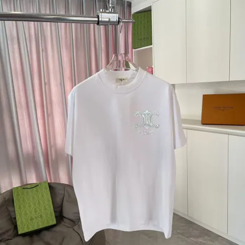 Cheap Celine T-Shirts Short Sleeved For Unisex #1429711 Replica Wholesale [$42.00 USD] [ITEM#1429711] on Replica Celine T-Shirts