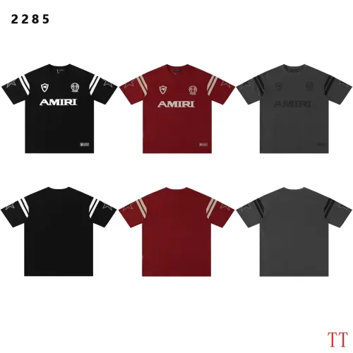 Cheap Amiri T-Shirts Short Sleeved For Unisex #1429910 Replica Wholesale [$32.00 USD] [ITEM#1429910] on Replica Amiri T-Shirts