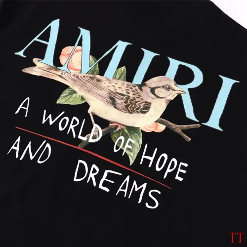 Cheap Amiri T-Shirts Short Sleeved For Unisex #1429915 Replica Wholesale [$32.00 USD] [ITEM#1429915] on Replica Amiri T-Shirts