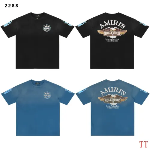 Cheap Amiri T-Shirts Short Sleeved For Unisex #1429917 Replica Wholesale [$36.00 USD] [ITEM#1429917] on Replica Amiri T-Shirts