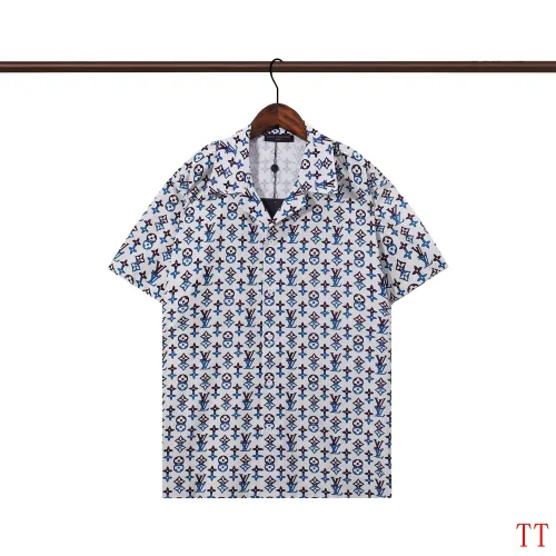 Cheap Louis Vuitton LV Tracksuits Short Sleeved For Men #1429968 Replica Wholesale [$52.00 USD] [ITEM#1429968] on Replica Louis Vuitton LV Tracksuits