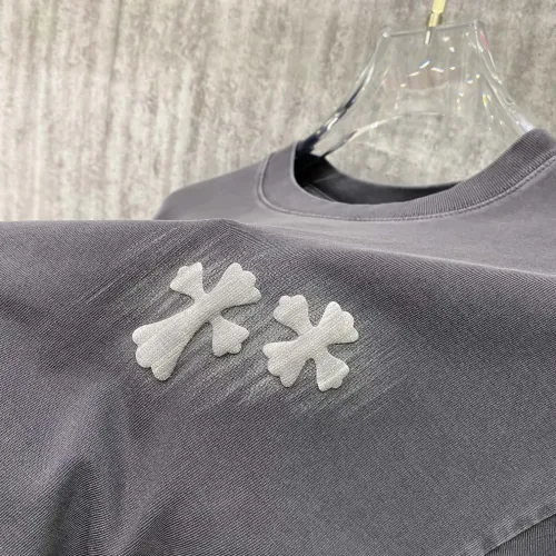 Cheap Chrome Hearts T-Shirts Short Sleeved For Unisex #1430086 Replica Wholesale [$42.00 USD] [ITEM#1430086] on Replica Chrome Hearts T-Shirts