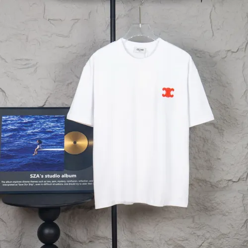Cheap Celine T-Shirts Short Sleeved For Unisex #1430124 Replica Wholesale [$36.00 USD] [ITEM#1430124] on Replica Celine T-Shirts