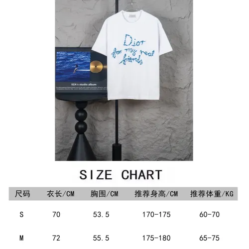 Cheap Christian Dior T-Shirts Short Sleeved For Unisex #1430127 Replica Wholesale [$36.00 USD] [ITEM#1430127] on Replica Christian Dior T-Shirts