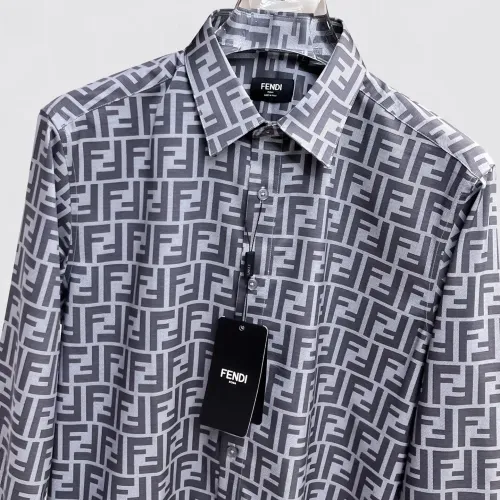 Cheap Fendi Shirts Long Sleeved For Men #1430139 Replica Wholesale [$80.00 USD] [ITEM#1430139] on Replica Fendi Shirts