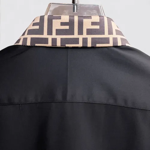 Cheap Fendi Shirts Long Sleeved For Men #1430140 Replica Wholesale [$80.00 USD] [ITEM#1430140] on Replica Fendi Shirts