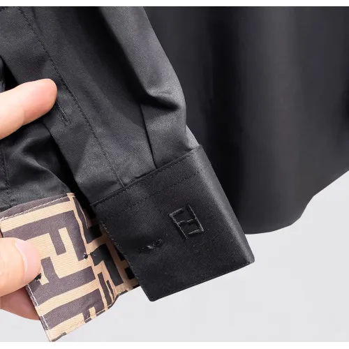 Cheap Fendi Shirts Long Sleeved For Men #1430140 Replica Wholesale [$80.00 USD] [ITEM#1430140] on Replica Fendi Shirts