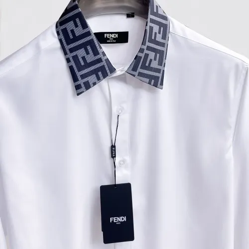 Cheap Fendi Shirts Long Sleeved For Men #1430141 Replica Wholesale [$80.00 USD] [ITEM#1430141] on Replica Fendi Shirts