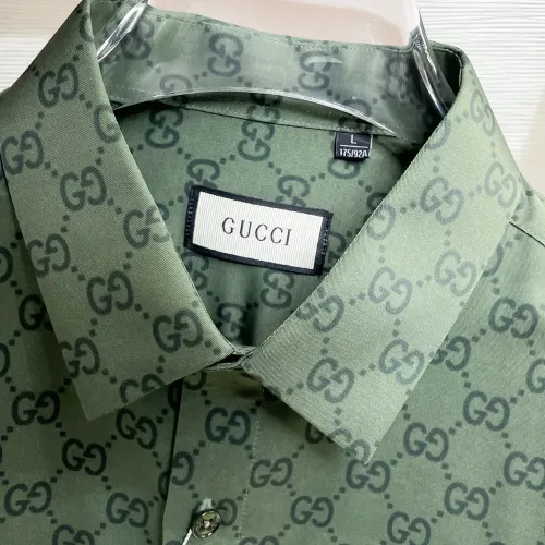 Cheap Gucci Shirts Long Sleeved For Men #1430142 Replica Wholesale [$80.00 USD] [ITEM#1430142] on Replica Gucci Shirts