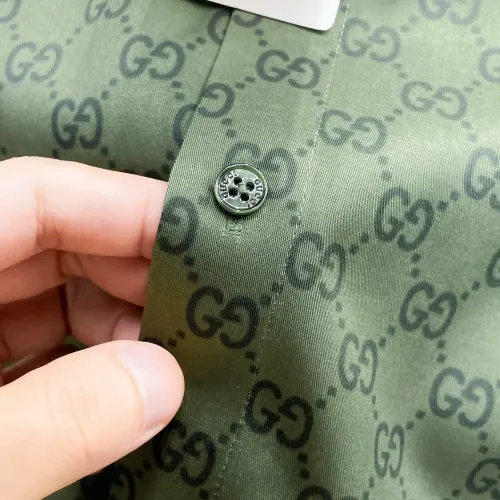 Cheap Gucci Shirts Long Sleeved For Men #1430142 Replica Wholesale [$80.00 USD] [ITEM#1430142] on Replica Gucci Shirts
