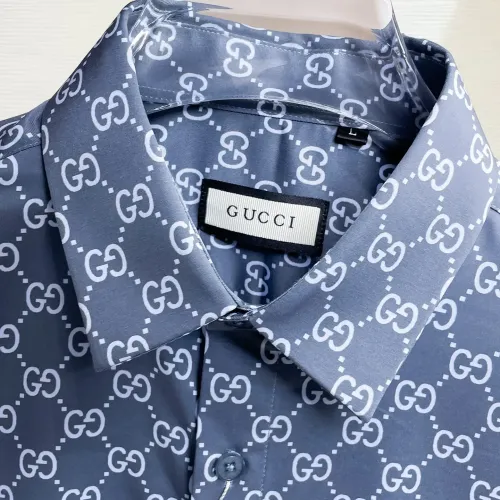 Cheap Gucci Shirts Long Sleeved For Men #1430143 Replica Wholesale [$80.00 USD] [ITEM#1430143] on Replica Gucci Shirts