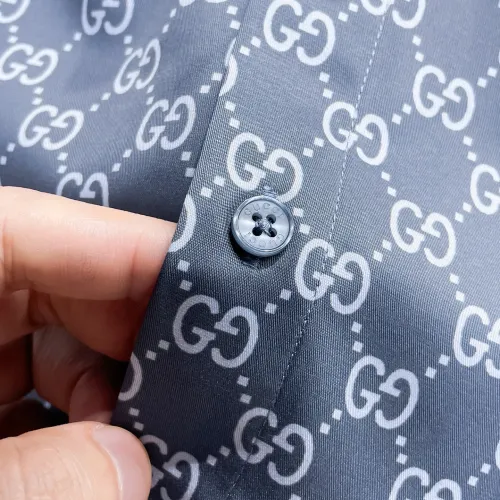 Cheap Gucci Shirts Long Sleeved For Men #1430143 Replica Wholesale [$80.00 USD] [ITEM#1430143] on Replica Gucci Shirts