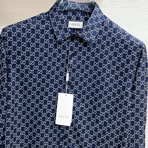 Cheap Gucci Shirts Long Sleeved For Men #1430144 Replica Wholesale [$80.00 USD] [ITEM#1430144] on Replica Gucci Shirts