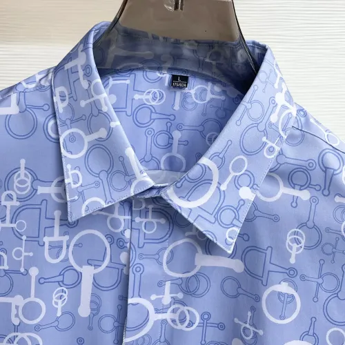 Cheap Hermes Shirts Long Sleeved For Men #1430146 Replica Wholesale [$80.00 USD] [ITEM#1430146] on Replica Hermes Shirts