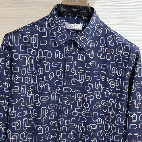 Cheap Hermes Shirts Long Sleeved For Men #1430148 Replica Wholesale [$80.00 USD] [ITEM#1430148] on Replica Hermes Shirts